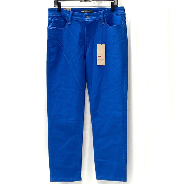 Wmns NWT Levi's Cobalt Blue Mid Rise Ankle Skinny Jeans Sz 12