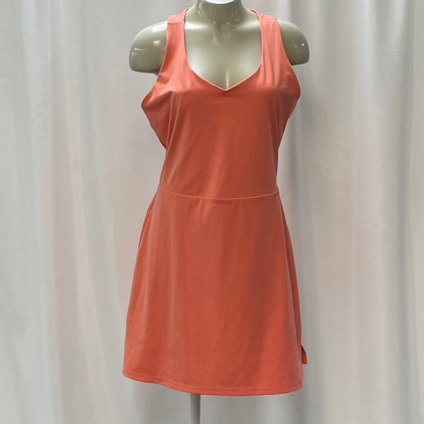 Wmns NWT Calvin Klein Orange Performance Tank Dress Sz XL