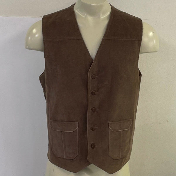 Men's Vintage Levi's Brown Corduroy Vest