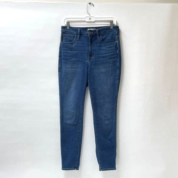 Women's Madewell Curvy Roadtripper Blue Skinny Jeans Size 28