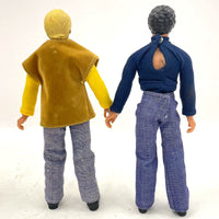 VNTG 1976 Mego Corp Starsky & Hutch 8" Posable Action Figures - Set of 2