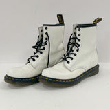 Dr. Martens 1460 Smooth Leather Combat Boots Women's Size 9 White