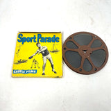 3pc VNTG Castle Films 8mm Film Reels - World Parade & Sport Parade