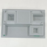 LEGO Baseplate, Raised 32 x 48 x 6 With Level Front; Light Gray From Set 7892