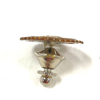Sterling Silver Steampunk Style Gear Tie Tack/Pin, 2.74g