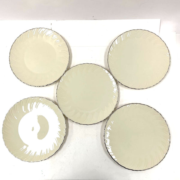 Vintage 5pc 10.5” Dinner Weatherly by Lenox Plates