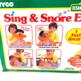 VNTG NOS Tyco Sesame Street Sing & Snore Talking Ernie Stuffed Doll
