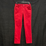 Wmns BROOKS BROTHERS Red Fleece Stretch Skinny Pants Sz 6