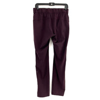 Wmns LULULEMON Burgundy On The Fly Active Casual Drawstring Athletic Pants Sz 6