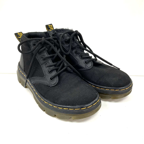 Unisex Doc Martens Black Canvas Bonny Boots Size M4/W5