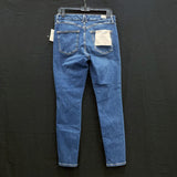 NWT Wmns GOOD AMERICAN Blue Denim Good Legs Skinny Crop Jeans Sz 14 MSRP$119