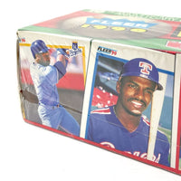 Fleer 1990 10th Anniversary Ed. MLB Baseball Logo Stickers and Trading Cards Box