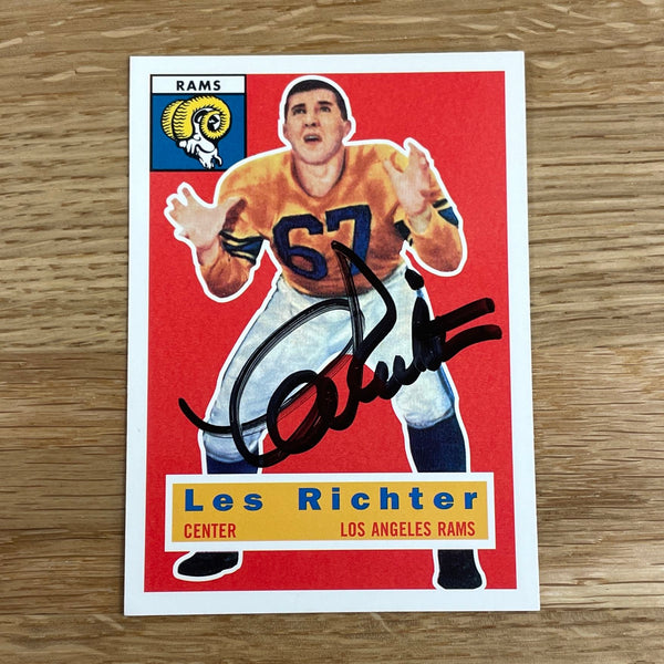 Autographed 1994 Topps Archives Les Richter 30 Card - clean!
