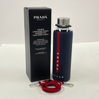 Prada Beauty Luna Rossa Ocean Glass Water Bottle in Original Box
