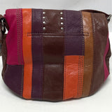 NWT The Sak Leather Deena Berry Patchwork Crossbody Purse