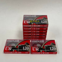 Lot of 8 SEALED Maxell UR 120 Normal Bias Cassettes