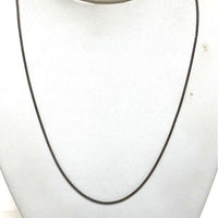 20" Sterling Silver 1.5mm Mesh Style Chain Necklace, 3.00g