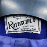 Girls Vintage ROTHSCHILD Wool Blue Long Peter Pan Collar A-Line Pea Coat Kids 10