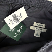 NWT Wmns L.L.BEAN 100% Cotton Gray Canvas Classic Fit Crop Pants Sz XL