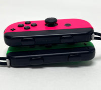 Nintendo Switch JoyCon Controller Pair w Wrist Straps - TESTED