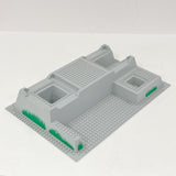 LEGO Baseplate, Raised 32 x 48 x 6 With Level Front; Light Gray From Set 7892
