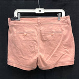 NWT Wmns LIVERPOOL Los Angeles Pale Blush Pink Cuffed Shorts Sz 10 / 30