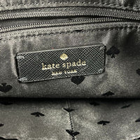 Kate Spade Black Saffiano PVC Brynn Tote w/ Bow Detail
