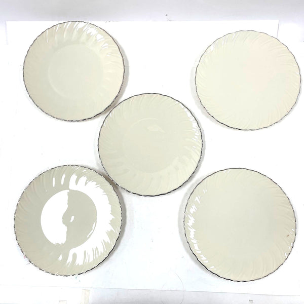 Vintage 5pc 10.5” Dinner Weatherly by Lenox Plates