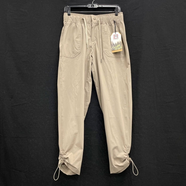 NWT Wmns AVALANCHE Tan UPF30 Cropped Drawstring Active Hiking Pants Sz S MSRP$78