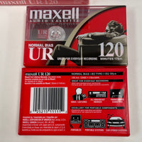 Lot of 8 SEALED Maxell UR 120 Normal Bias Cassettes