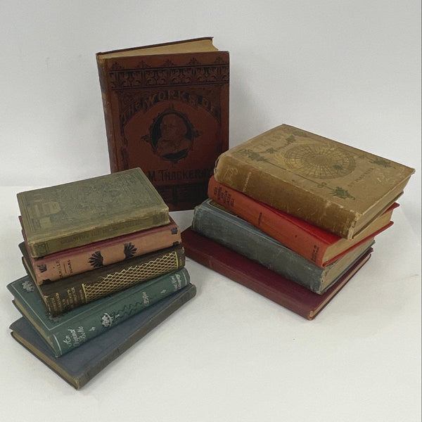 10pc Antique Late 19th & Early 20th Century Hardcover Books