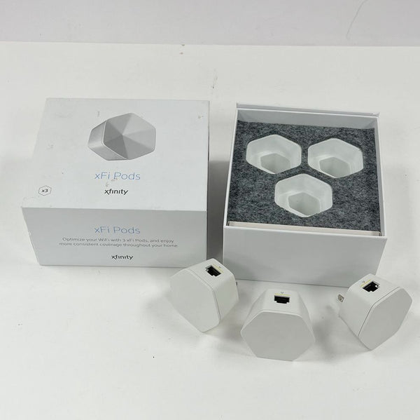 Xfinity xFi Pods WiFi Extenders 3 Pods in Box - UNTESTED