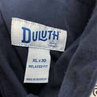 NWT Mens DULUTH TRADING CO. Black Dry On The Fly Relaxed Fit Cargo Pants Sz XL