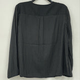 NWT Banana Republic Black & Tan Polka Dot Blouse Women’s Sz M Petite