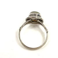Sterling Silver Round Labradorite Ring Size 6.75, 3.14g