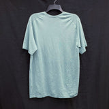 Mens LULULEMON Mint Blue Metal Vent Short Sleeve Athletic Stretch Shirt Sz L