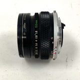 Olympus OM-System Zuiko Auto-S 50mm 1:1.8 with UV Leans and Cap