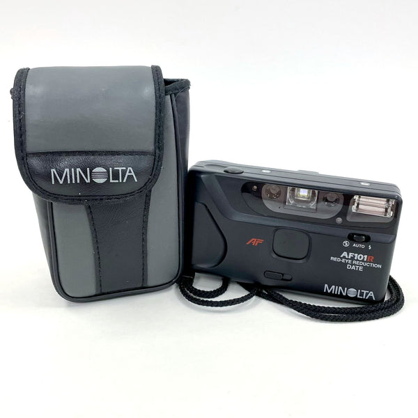 Vintage Minolta AF101R 35MM Point and Shoot Camera Tested/Working