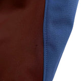 Mens THE NORTH FACE Dark Red & Blue Zip Up Hoodie Sweater Sz L