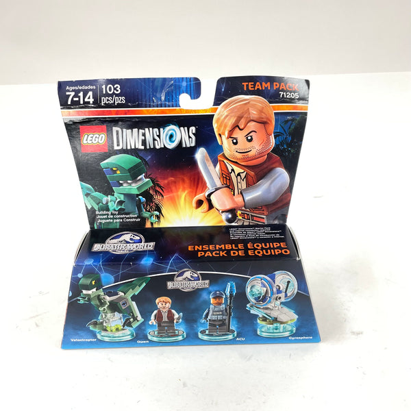 Sealed And Retired LEGO Dimensions 71205; Team Pack - Jurassic World