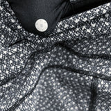 Wmns LULULEMON Black & White Pattern Hit It 7/8 Tight Mesh Panel Leggings Sz 8