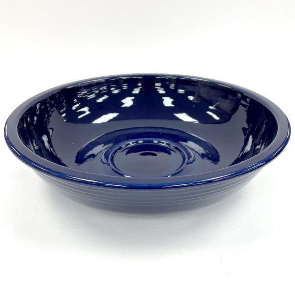 Fiestaware Cobalt Blue Lead-Free Ceramic Chip Bowl in Retired Color