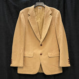 Mens 70s Vintage BARRISTER 100% Camel Hair Tan Blazer Suit Jacket 42" Chest