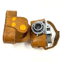 Vintage Made in Japan Mini Spy HIT Film Camera with Case - TESTED
