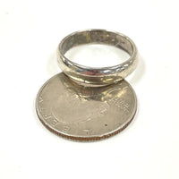 Sterling Silver Domed 4.7mm Band Ring Size 7.5, 3.88g