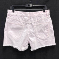 NWT Wmns CURRENT/ELLIOTT Light Pink Denim Cut Off Jean Shorts Sz 27 MSRP$178