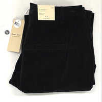 NWT Part Two BirdiePW Classic Fit Black Velvet Bootcut Pants Sz 34