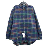 NWT Mens Vintage RALPH LAUREN 100% Cotton Plaid Button Up Shirt Sz XL MSRP$75