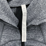 Wmns LULULEMON Gray Heather Define Jacket Zip Up Athletic Sweater Sz 6
