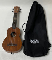 Kala Learn-To-Play KALA-LTP-S Acoustic Soprano Ukulele w/ Carrying Bag-TESTED